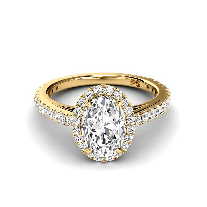0.95-6.45 CT Oval & Round Cut Diamonds - Engagement Ring