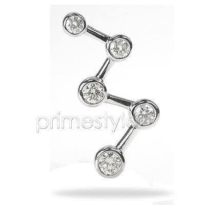 0.95 CT Round Cut Diamonds - Journey Pendant - Primestyle.com