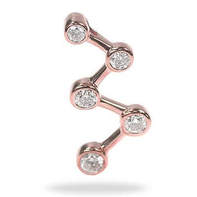 0.95 CT Round Cut Diamonds - Journey Pendant - Primestyle.com