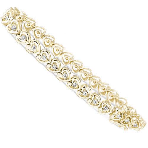 1.00-1.50 CT Round Cut Diamonds - Diamond Bracelet - Primestyle.com