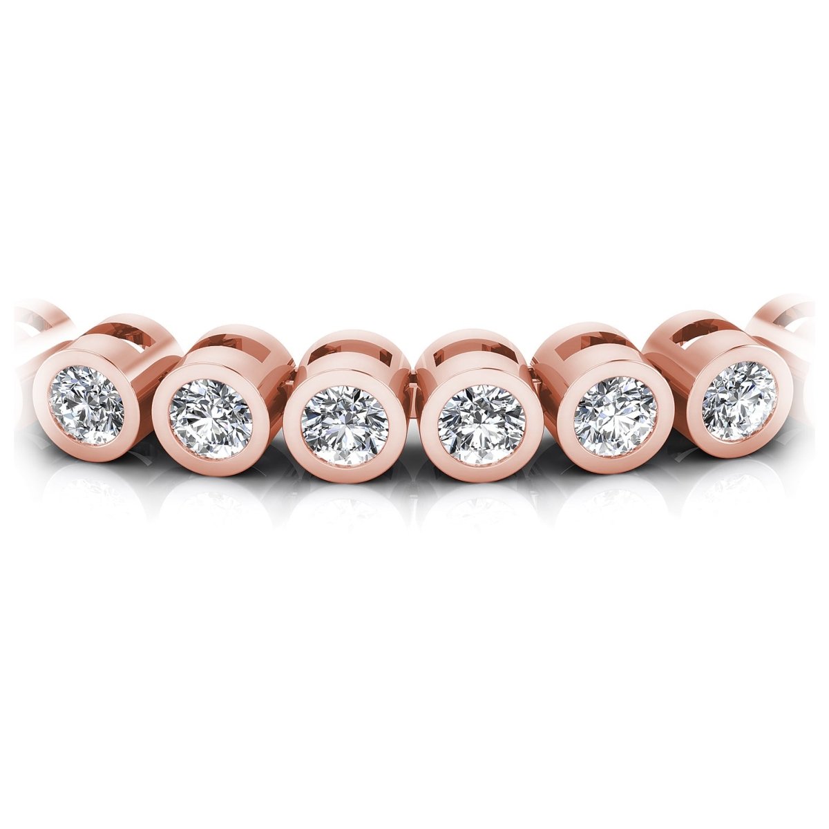 1.00-2.00 CT Round Cut Diamonds - Tennis Bracelet - Primestyle.com