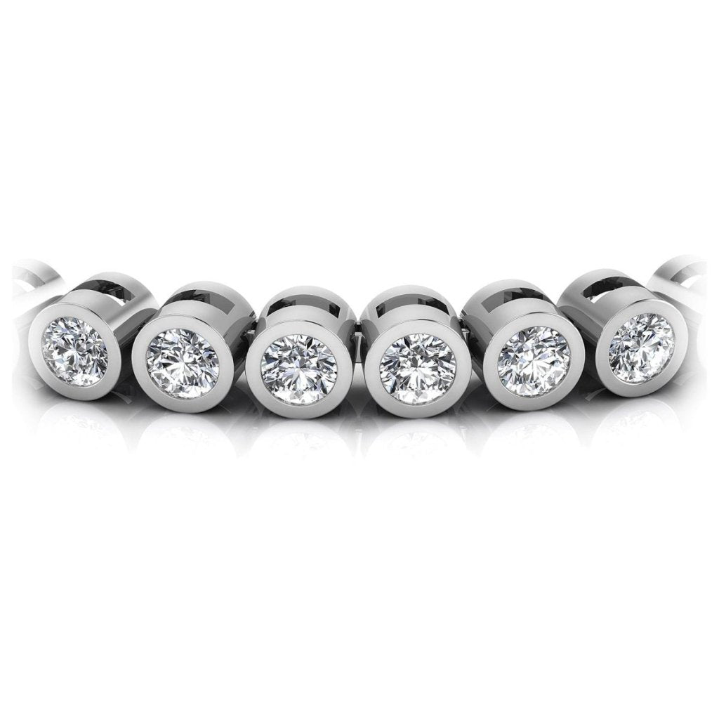 1.00 - 2.00 CT Round Cut Diamonds - Tennis Bracelet - Primestyle.com