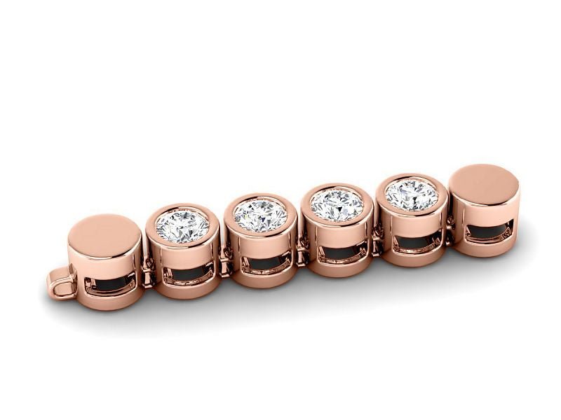 1.00 - 2.00 CT Round Cut Lab Grown Diamonds - Tennis Bracelet - Primestyle.com