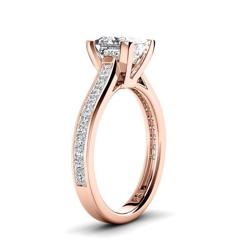 1.00 - 6.50 CT Princess Cut Diamonds - Engagement Ring - Primestyle.com