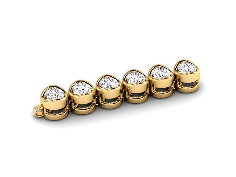 1.00-4.00 CT Round Cut Lab Grown Diamonds - Tennis Bracelet - Primestyle.com