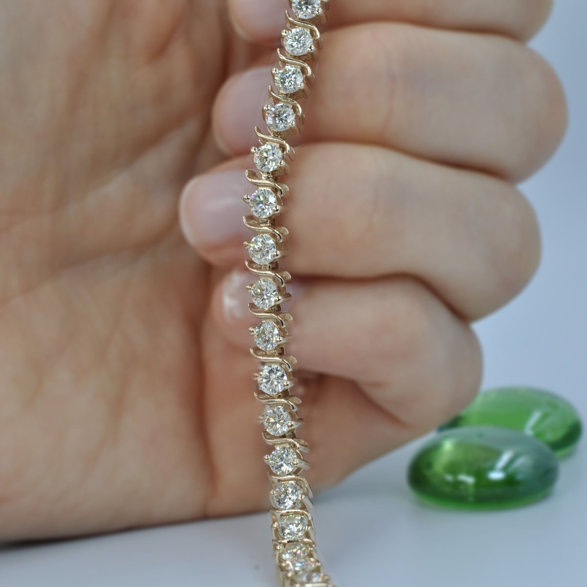 1.00-5.00 CT Round Cut Diamonds - Tennis Bracelet - Primestyle.com