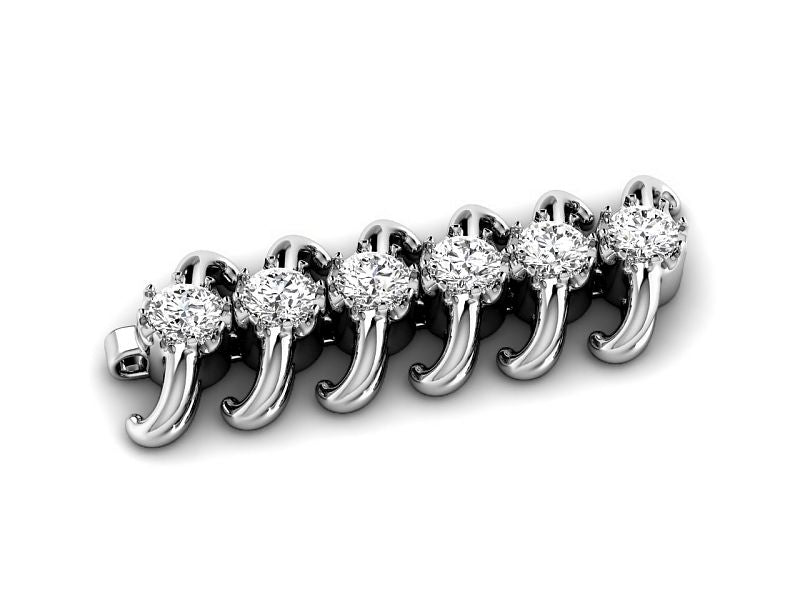 1.00-5.00 CT Round Cut Lab Grown Diamonds - Tennis Bracelet - Primestyle.com