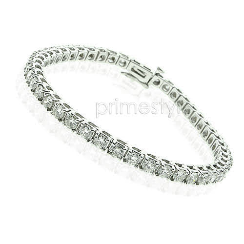 1.00-6.00 CT Round Cut Natural Diamonds - Tennis Bracelet