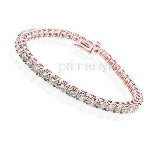 1.00-6.00 CT Round Cut Natural Diamonds - Tennis Bracelet