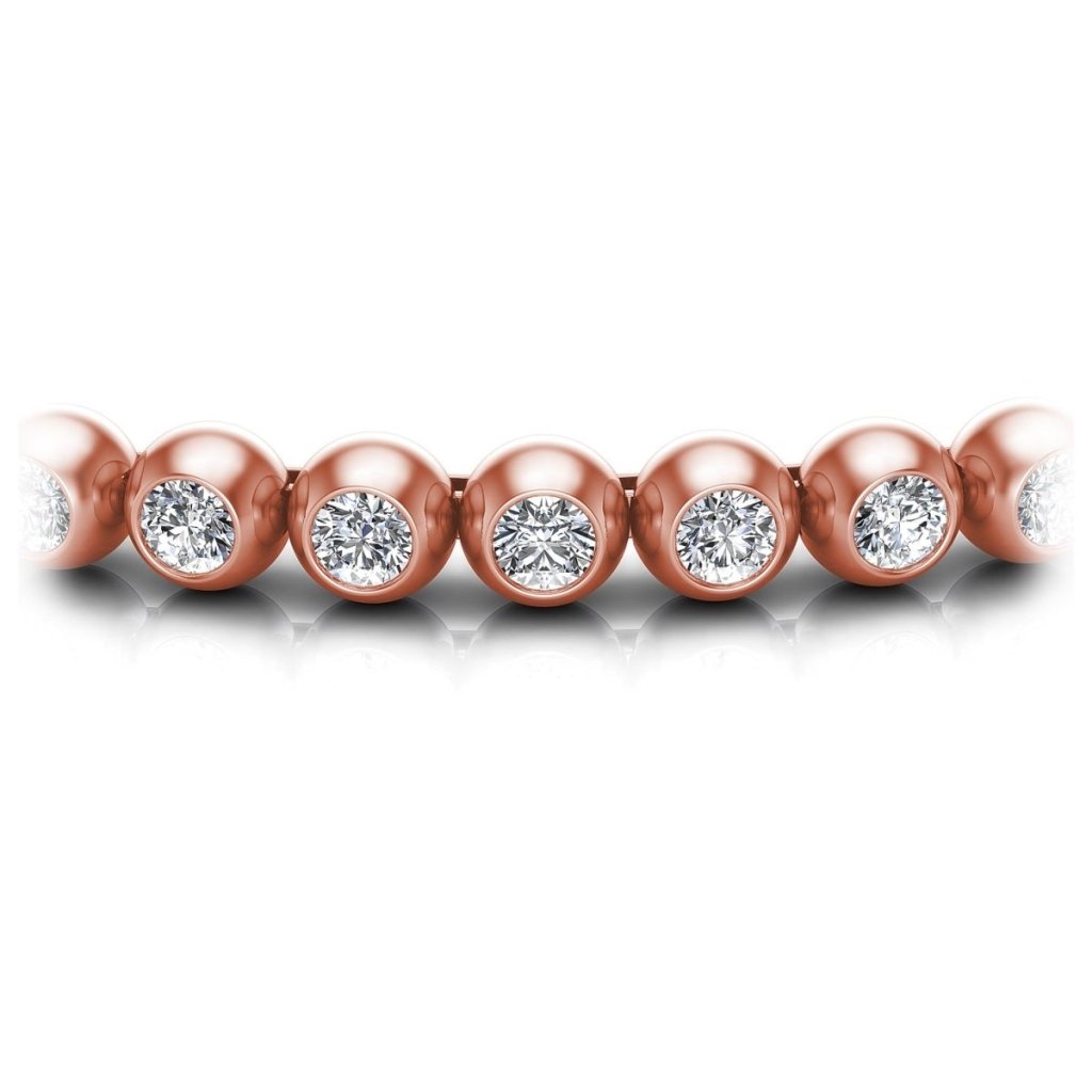 1.00 - 6.00 CT Round Cut Diamonds - Tennis Bracelet - Primestyle.com