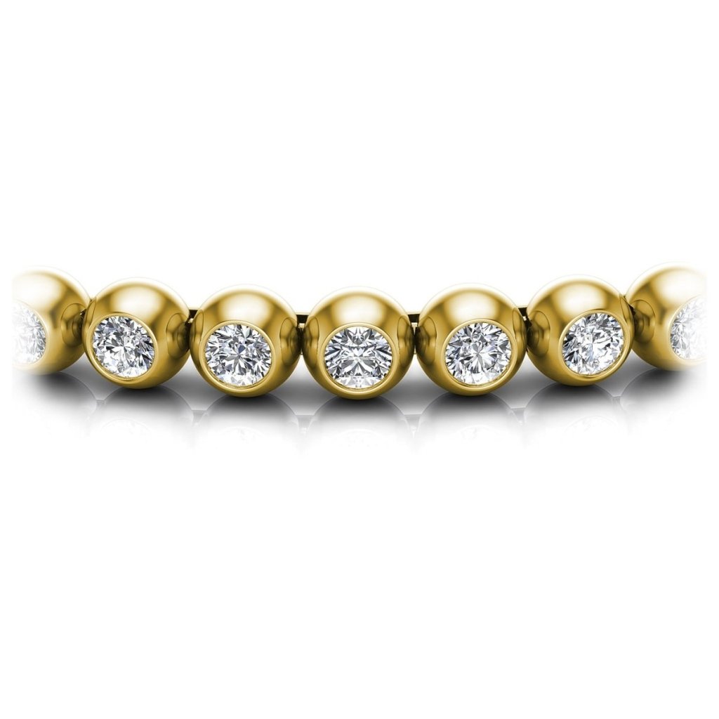 1.00 - 6.00 CT Round Cut Diamonds - Tennis Bracelet - Primestyle.com