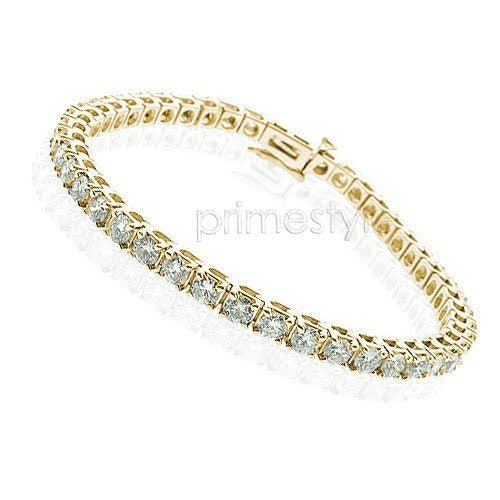 1.00 - 6.00 CT Round Cut Diamonds - Tennis Bracelet - Primestyle.com