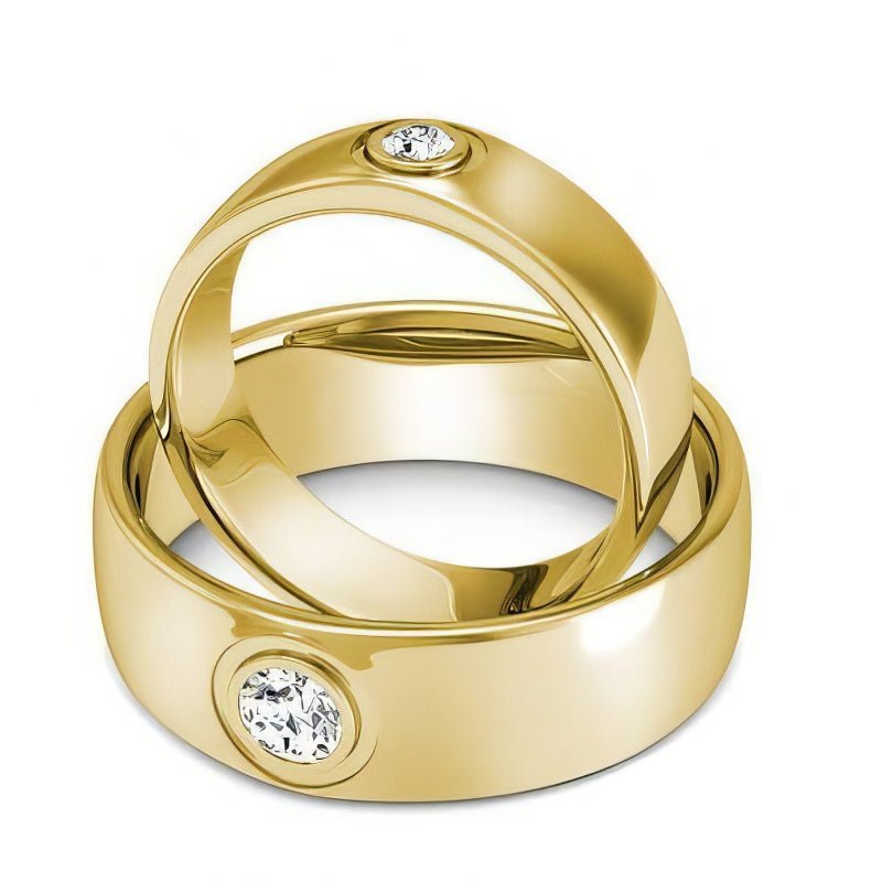 1.00 CT Round Cut Natural Diamonds - Wedding Sets