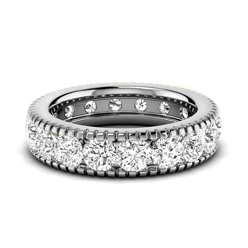 1.00 CT Round Cut Diamonds - Eternity Rings