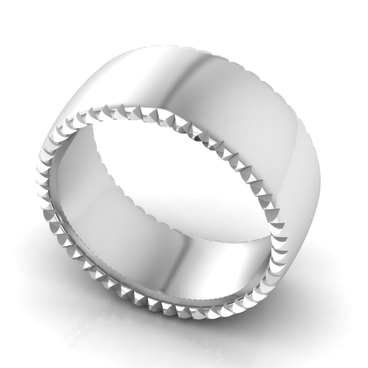 10.0 mm Plain Wedding Band in 14KT, 18KT & Platinum