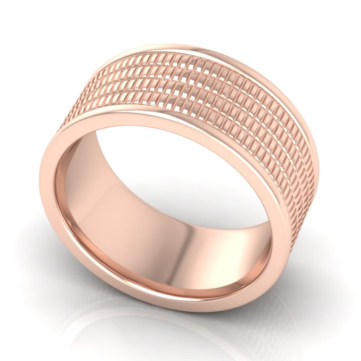10.0 mm Plain Wedding Band in 14KT, 18KT & Platinum