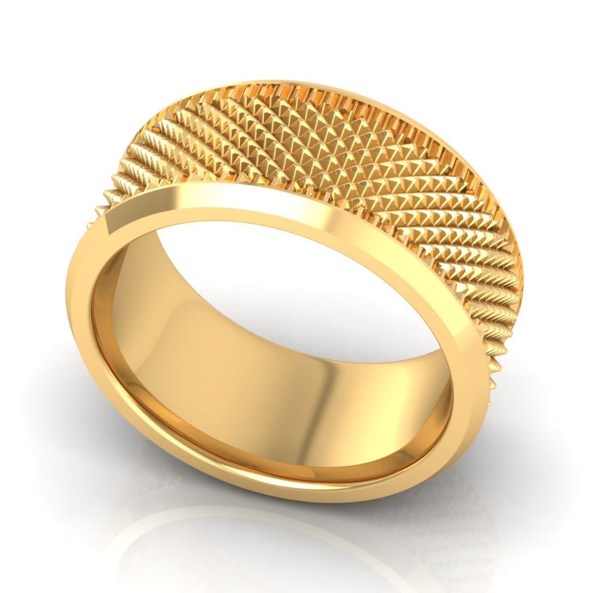 10.0 mm Plain Wedding Band in 14KT, 18KT & Platinum