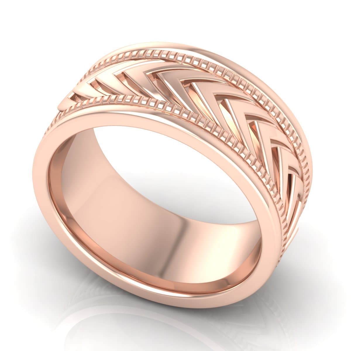 10.0 mm Plain Wedding Band in 14KT, 18KT & Platinum - Primestyle.com