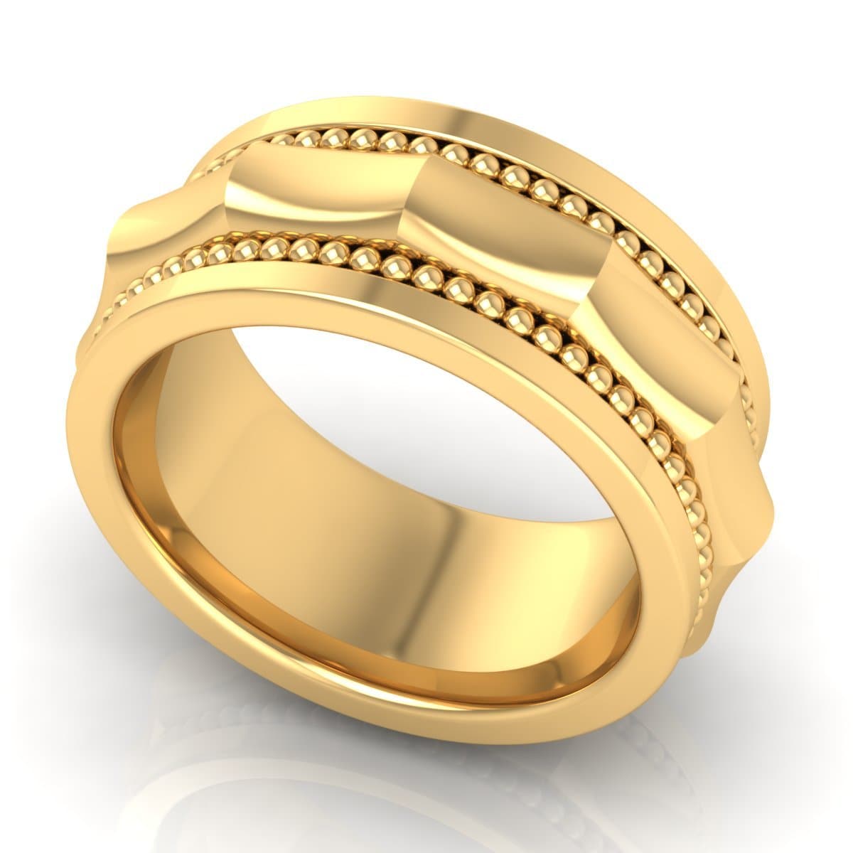 10.0 mm Plain Wedding Band in 14KT, 18KT & Platinum - Primestyle.com