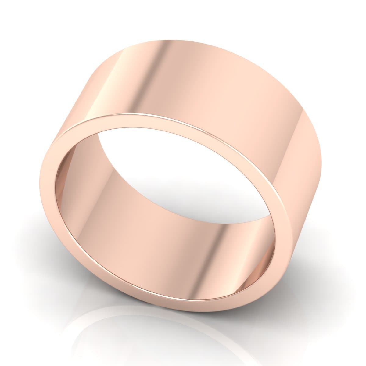 10.0 mm Plain Wedding Band in 14KT, 18KT & Platinum