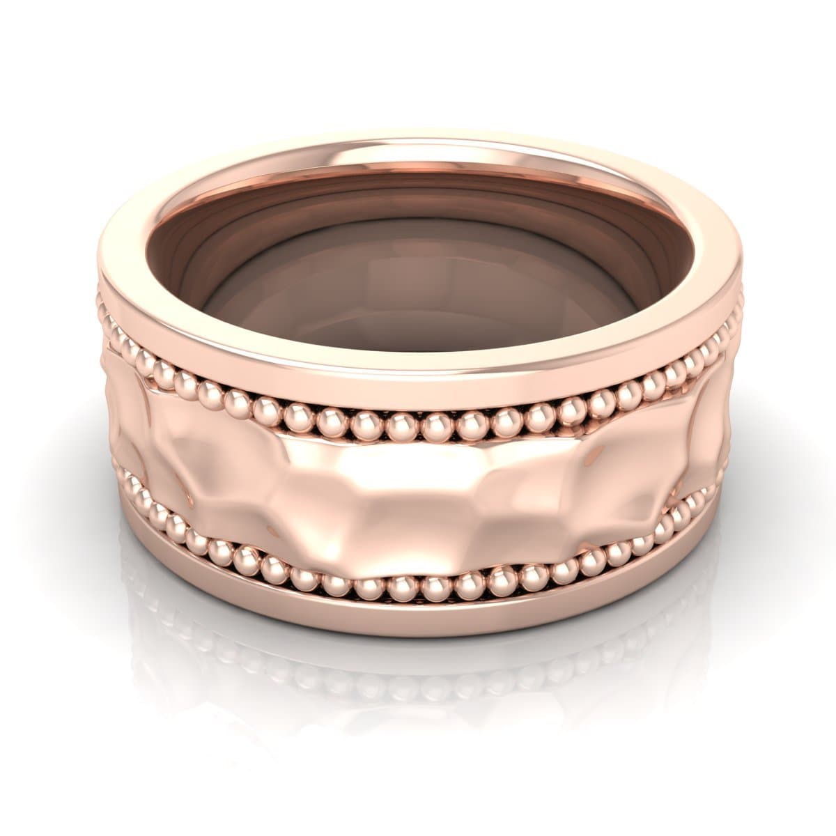 10.0 mm Plain Wedding Band in 14KT, 18KT & Platinum