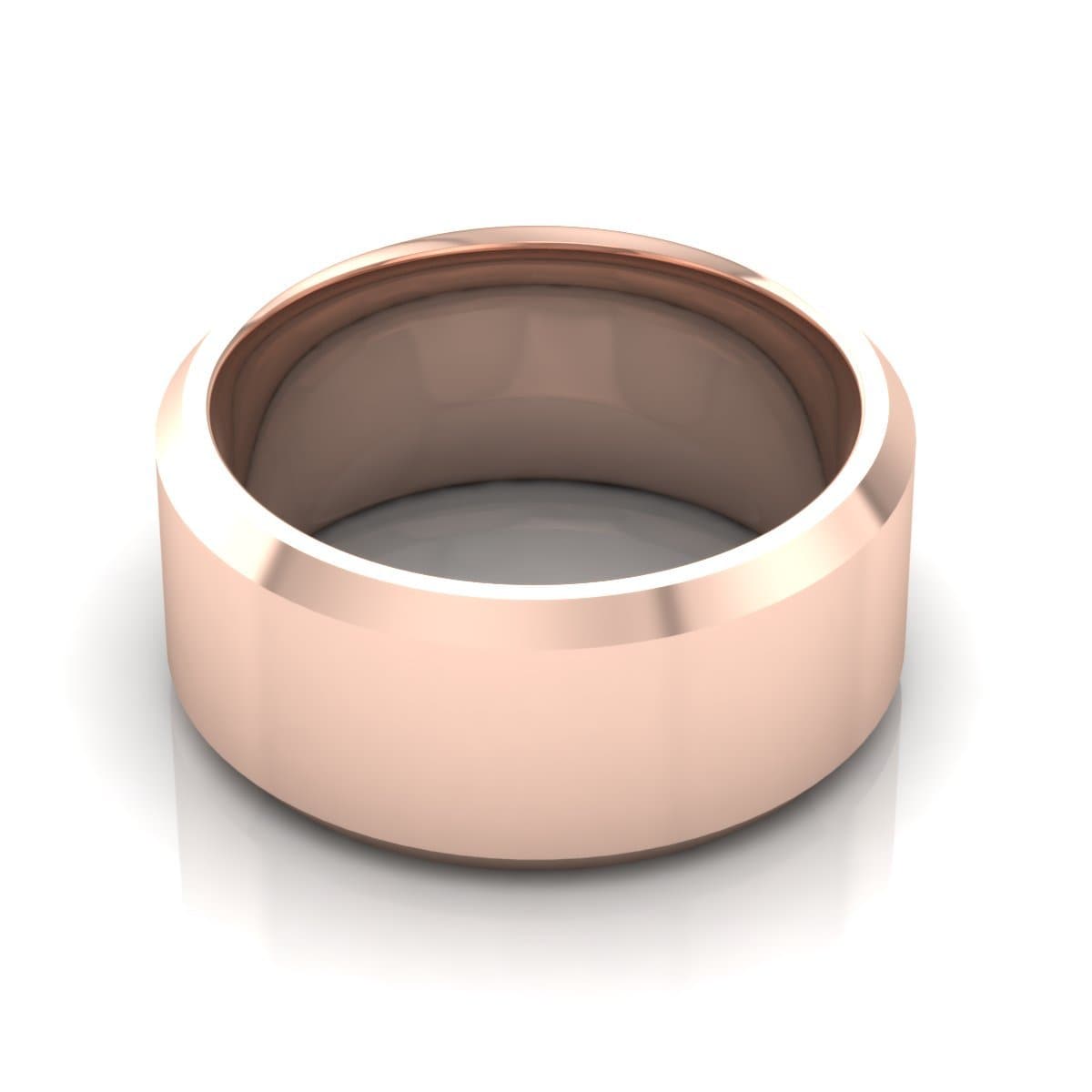 10.0 mm Plain Wedding Band in 14KT, 18KT & Platinum - Primestyle.com