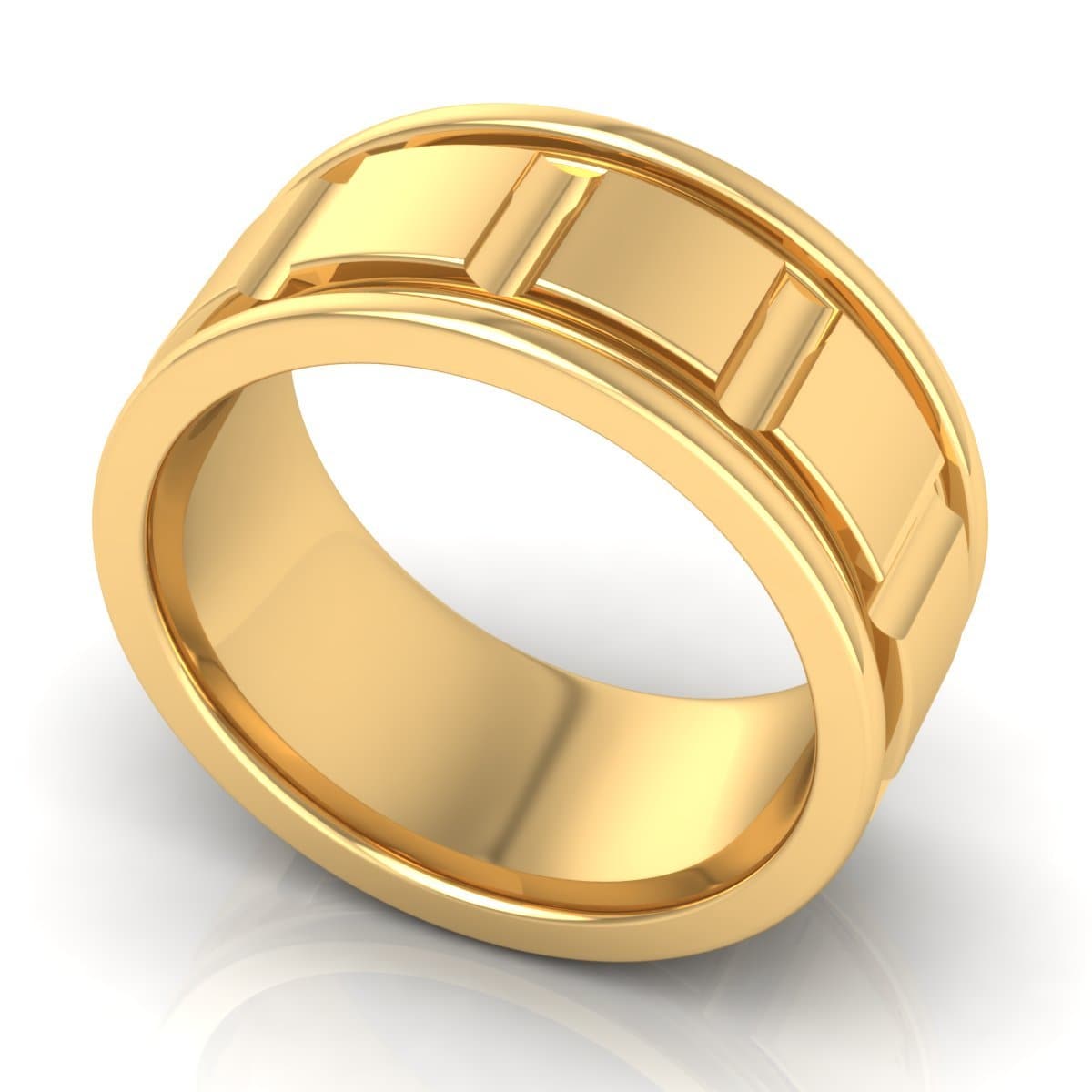 10.0 mm Plain Wedding Band in 14KT, 18KT & Platinum - Primestyle.com