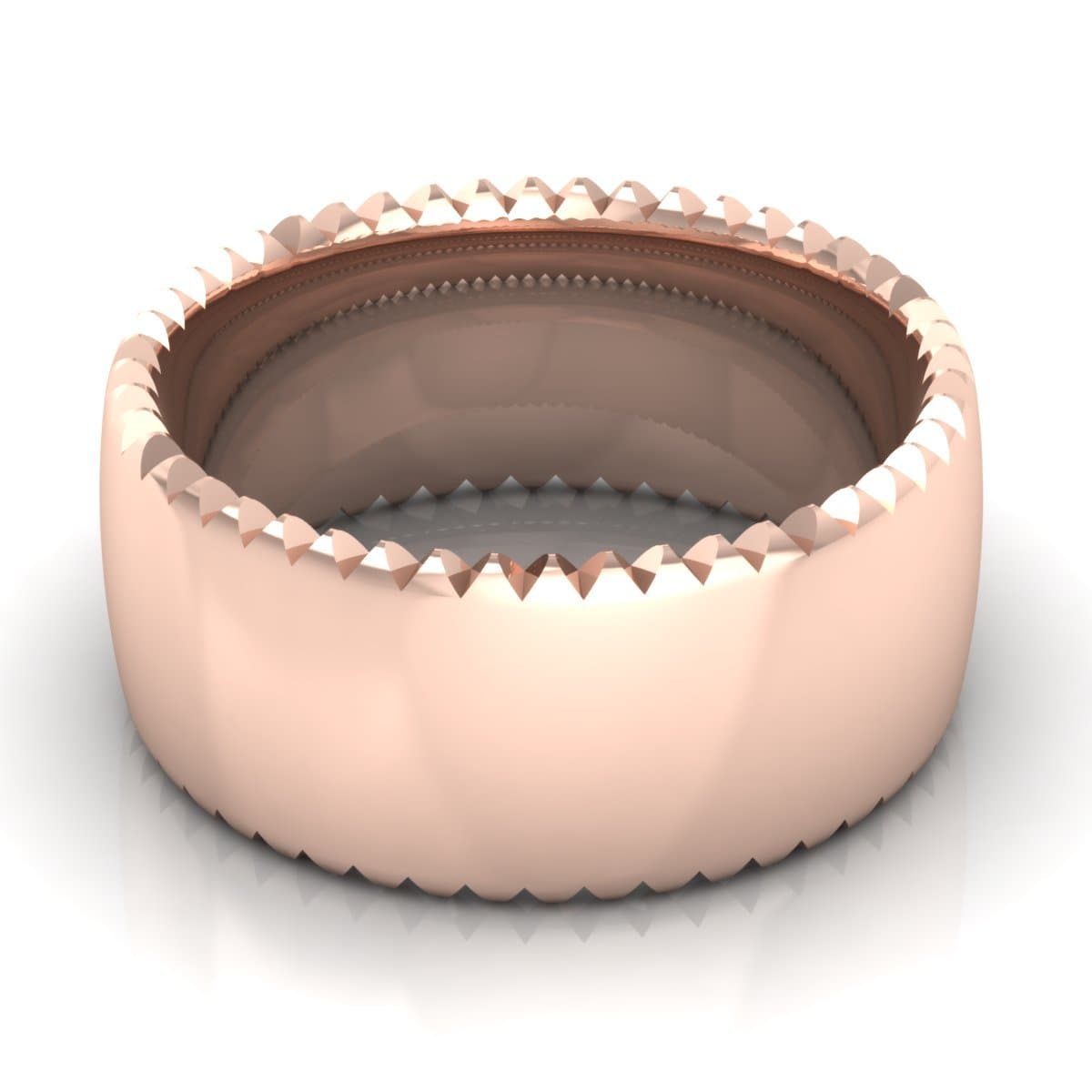 10.0 mm Plain Wedding Band in 14KT, 18KT & Platinum - Primestyle.com