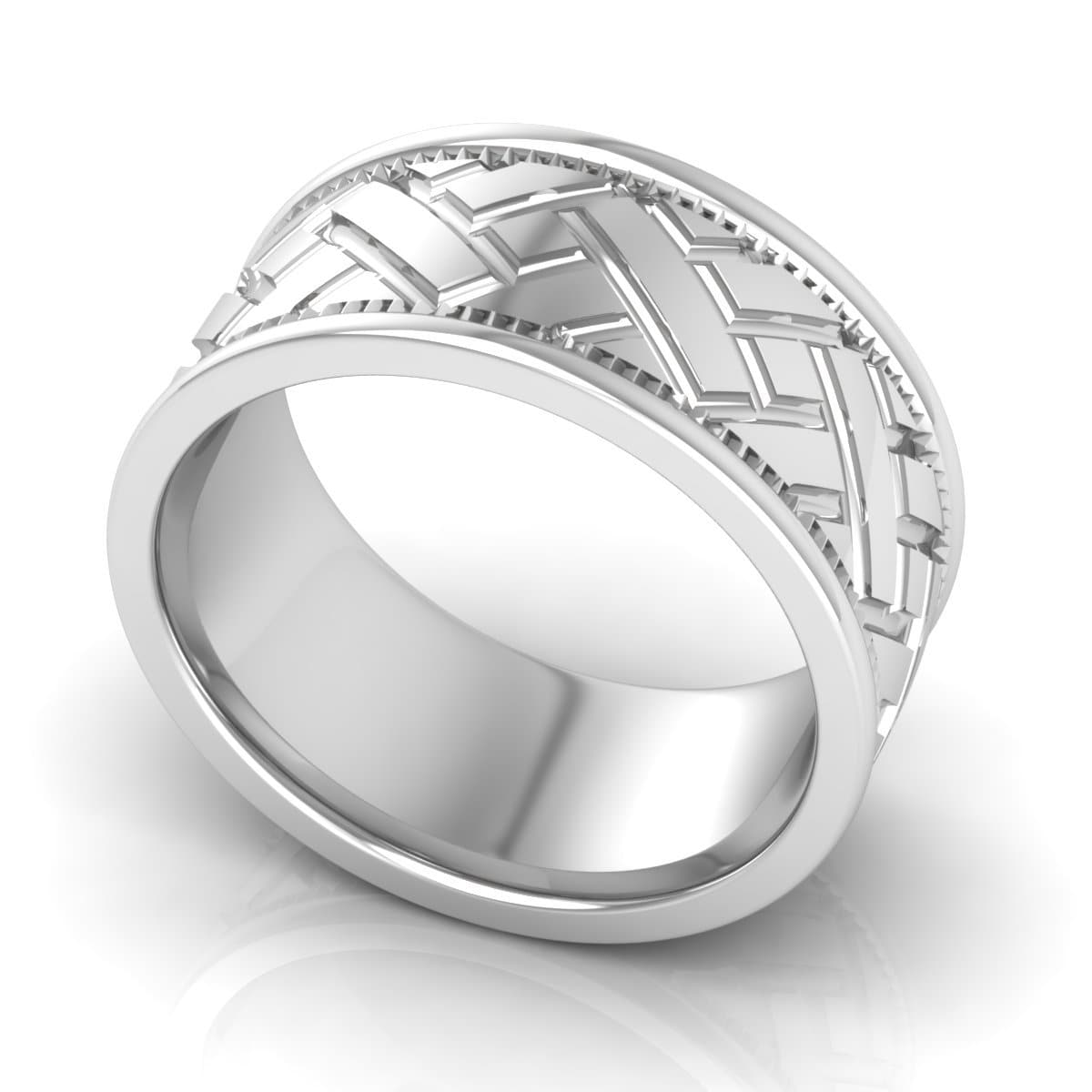 10.0 mm Plain Wedding Band in 14KT, 18KT & Platinum