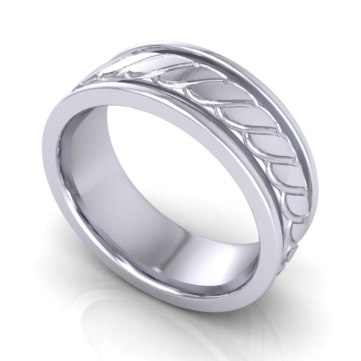 10.0 mm Plain Wedding Band in 14KT, 18KT & Platinum