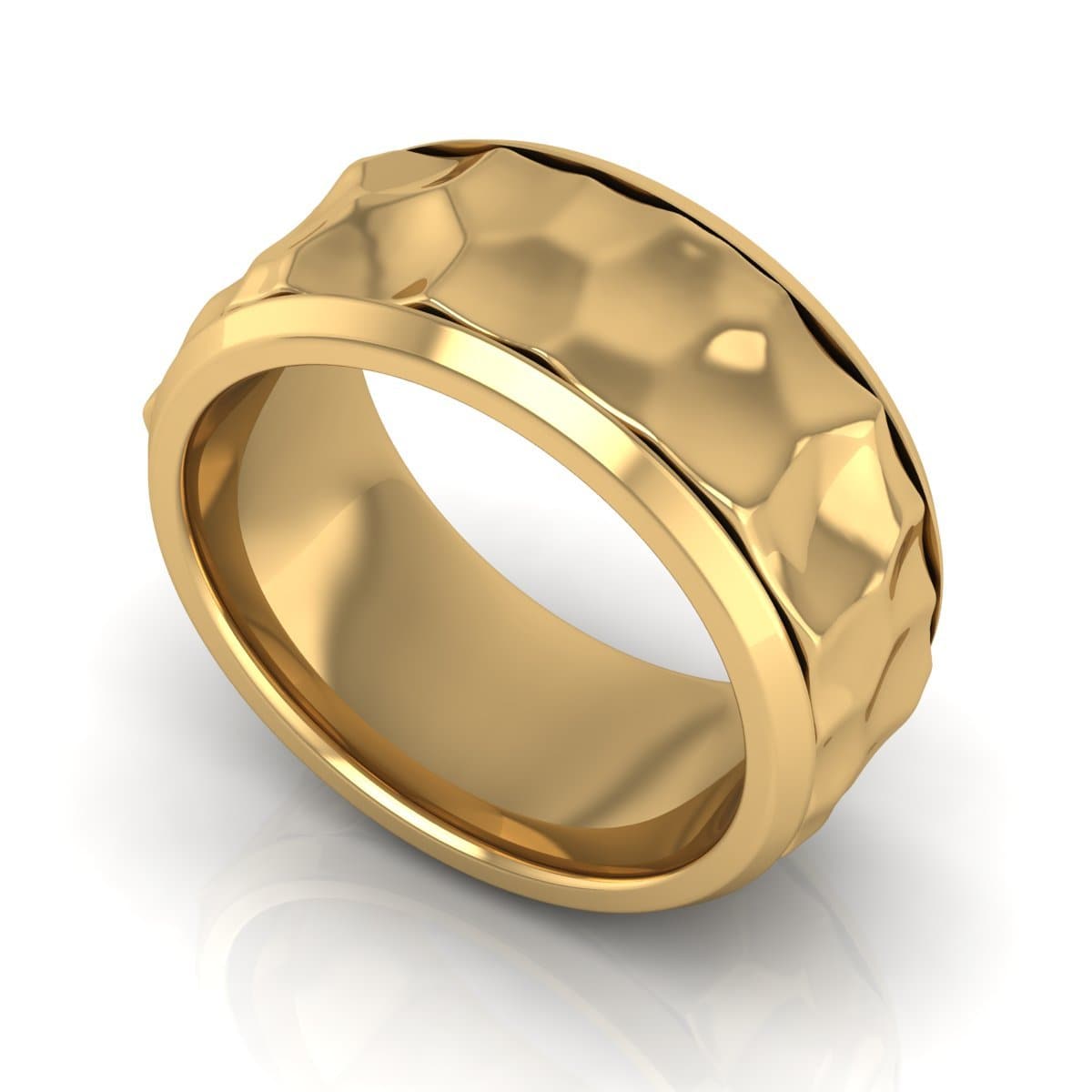 10.0 mm Plain Wedding Band in 14KT, 18KT & Platinum - Primestyle.com
