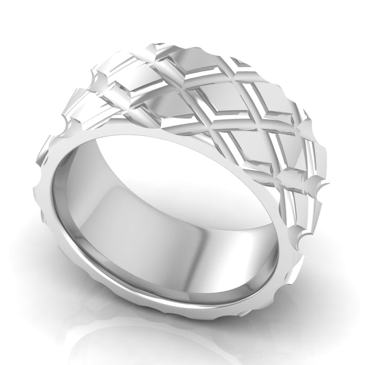 10.0 mm Plain Wedding Band in 14KT, 18KT & Platinum - Primestyle.com