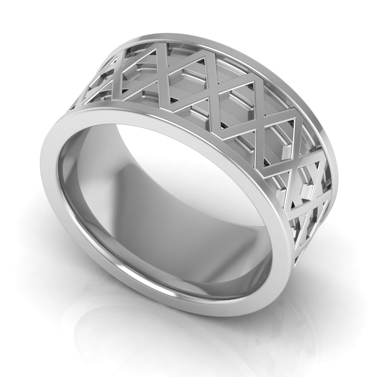 10.0 mm Plain Wedding Band in 14KT, 18KT & Platinum - Primestyle.com