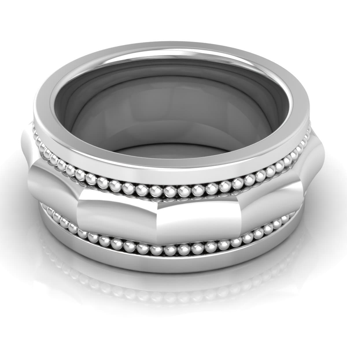 10.0 mm Plain Wedding Band in 14KT, 18KT & Platinum