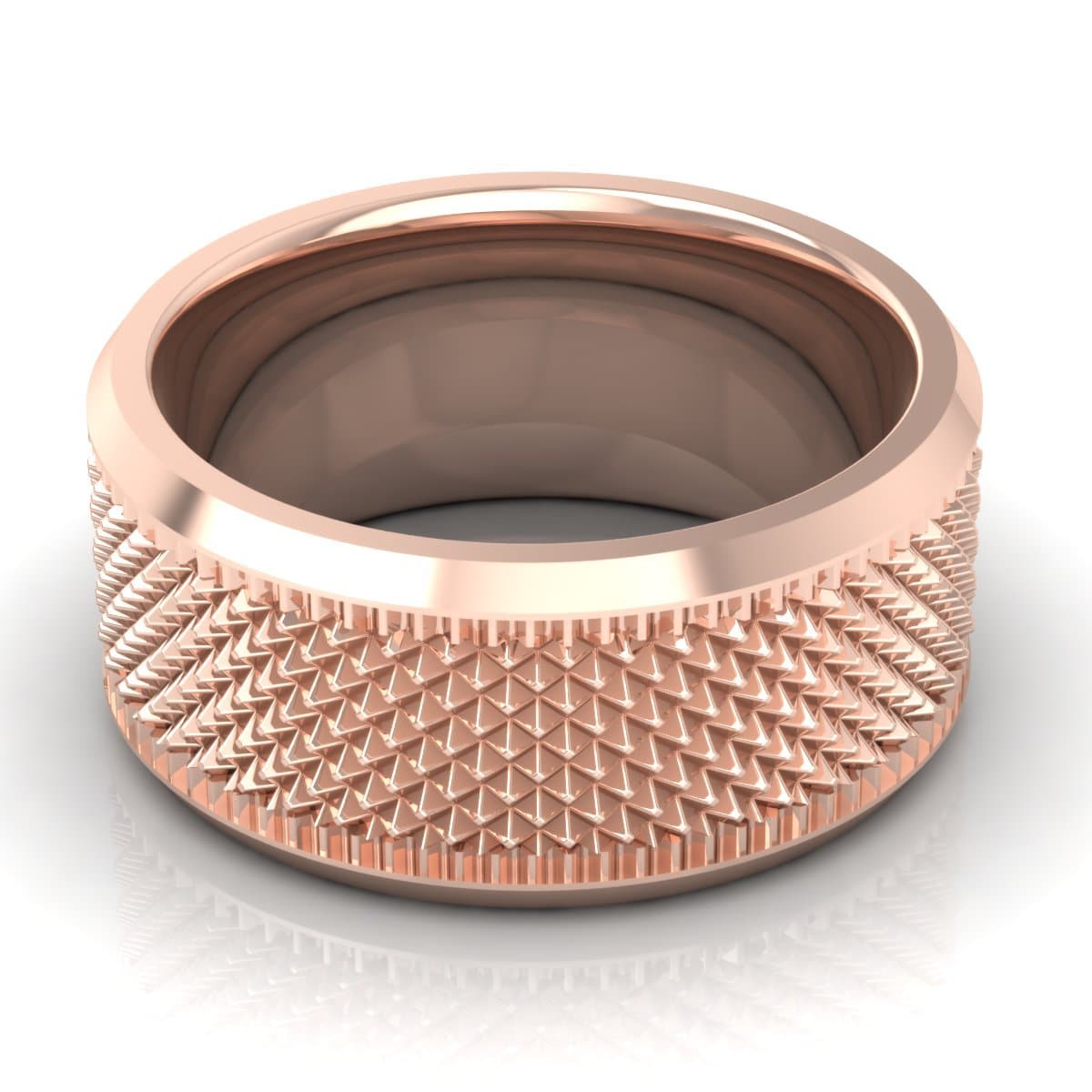 10.0 mm Plain Wedding Band in 14KT, 18KT & Platinum