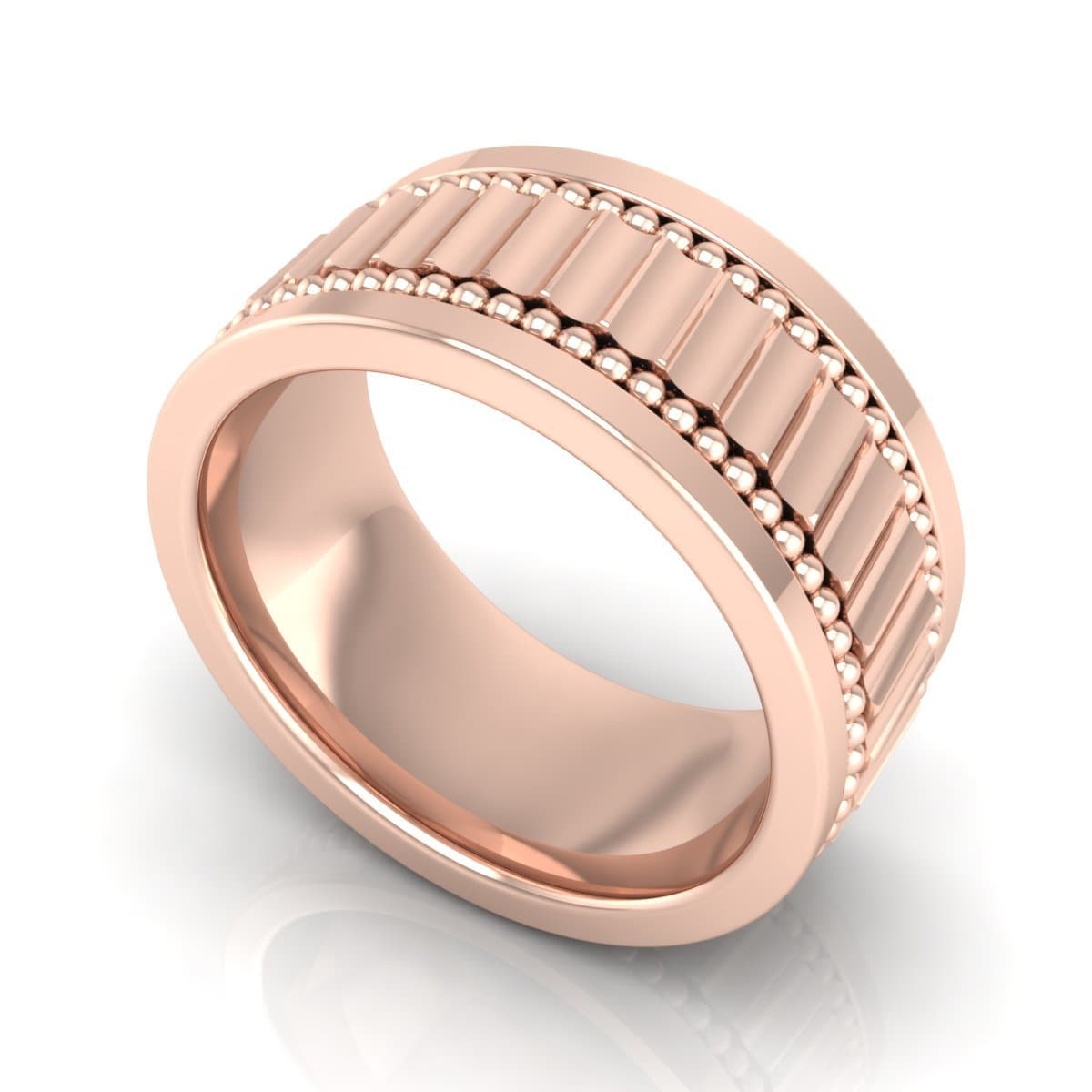10.0 mm Plain Wedding Band in 14KT, 18KT & Platinum - Primestyle.com