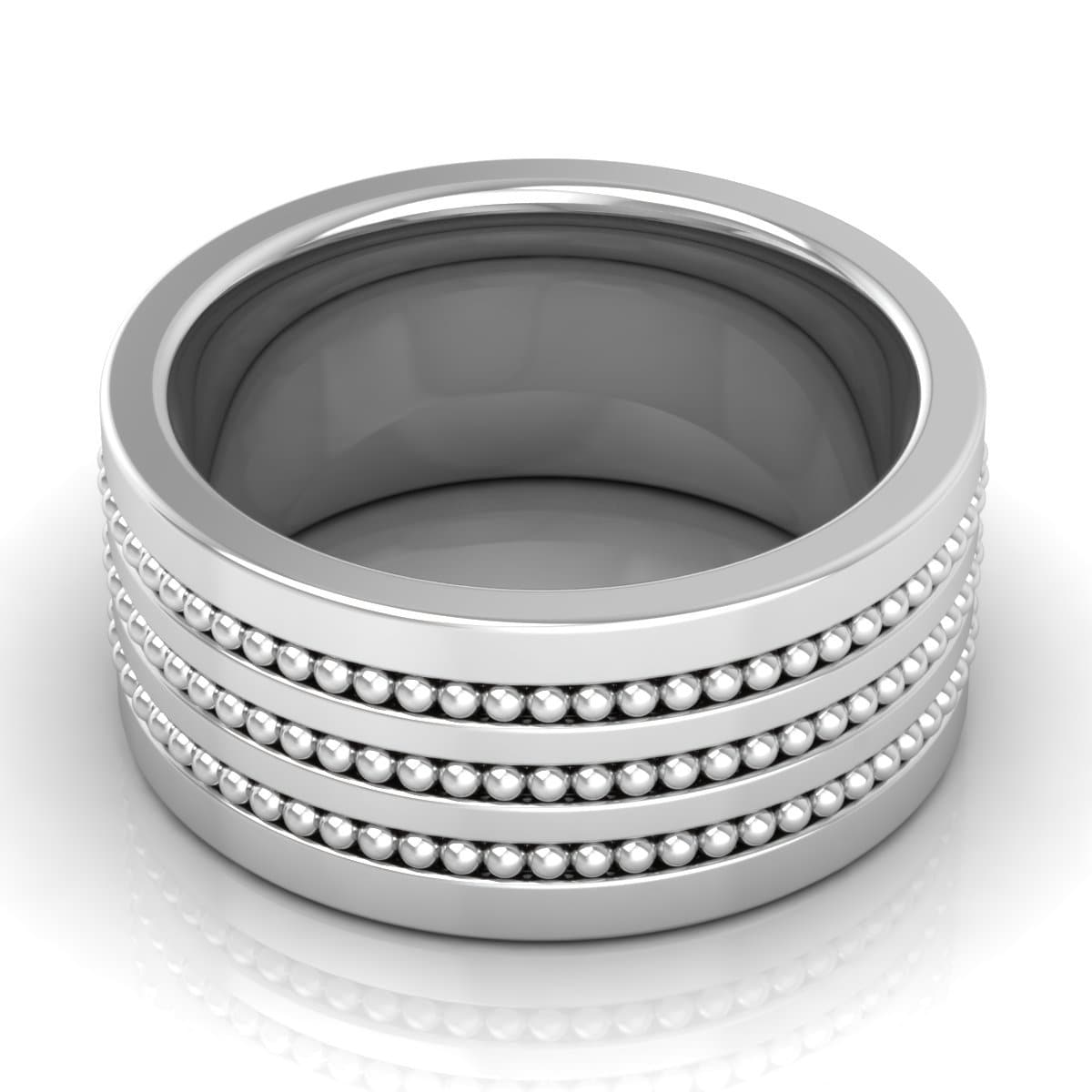 10.0 mm Plain Wedding Band in 14KT, 18KT & Platinum