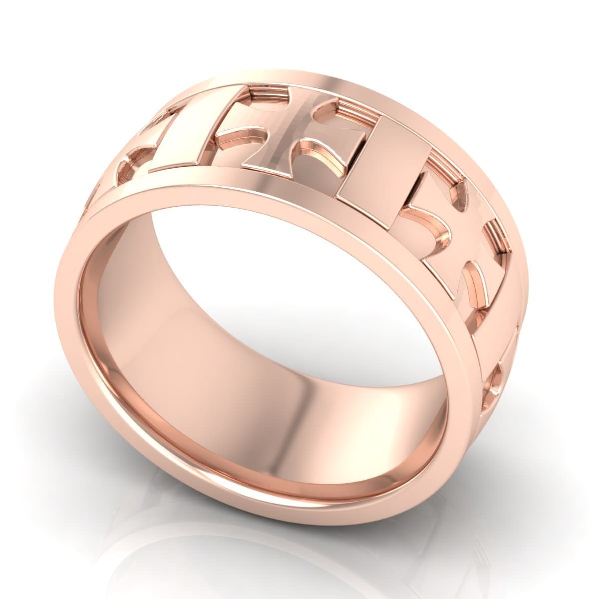 10.0 mm Plain Wedding Band in 14KT, 18KT & Platinum - Primestyle.com