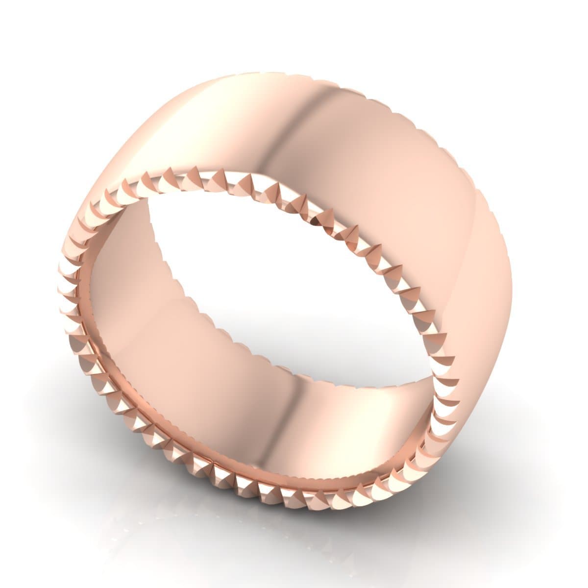 10.0 mm Plain Wedding Band in 14KT, 18KT & Platinum