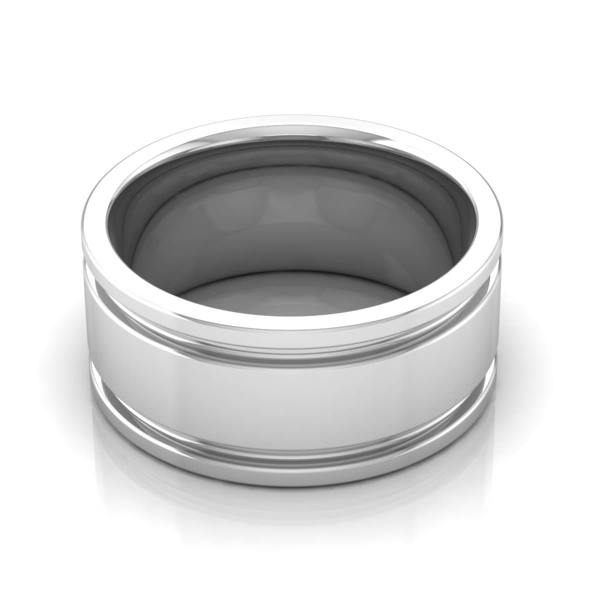 10.0 mm Plain Wedding Band in 14KT, 18KT & Platinum - Primestyle.com