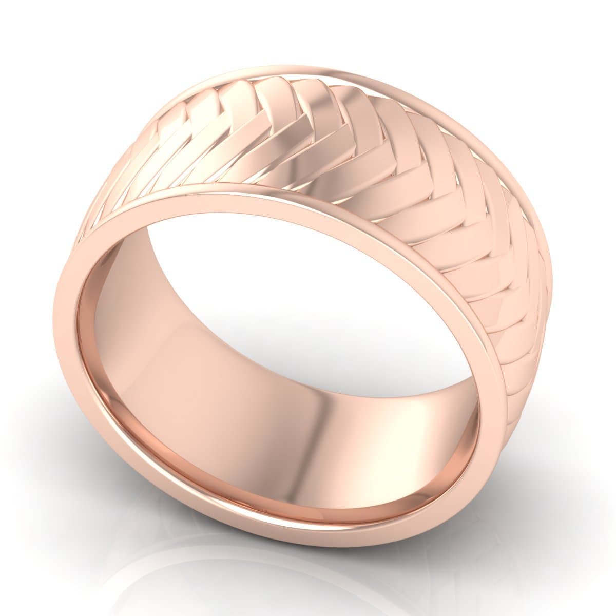 10.0 mm Plain Wedding Band in 14KT, 18KT & Platinum