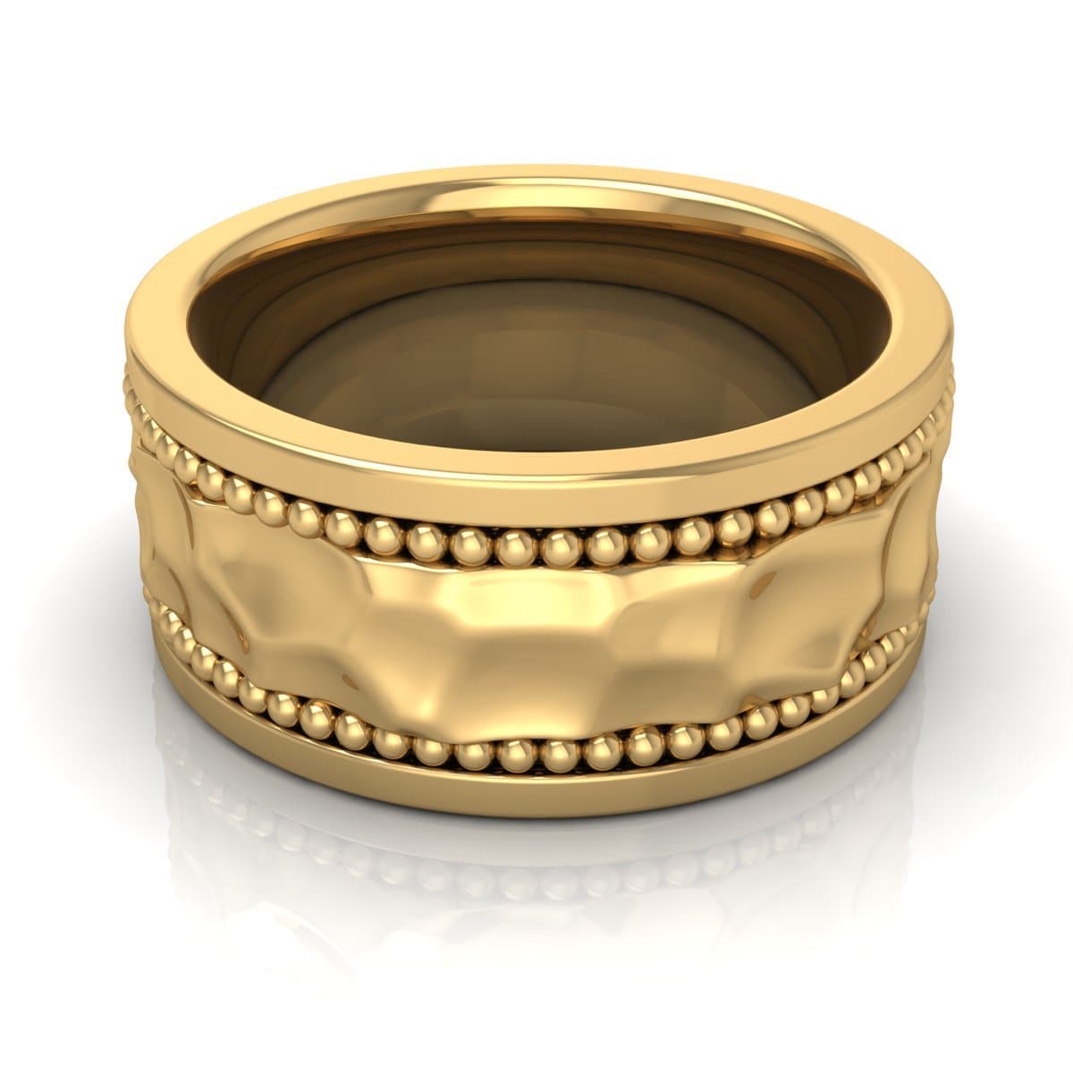 10.0 mm Plain Wedding Band in 14KT, 18KT & Platinum - Primestyle.com