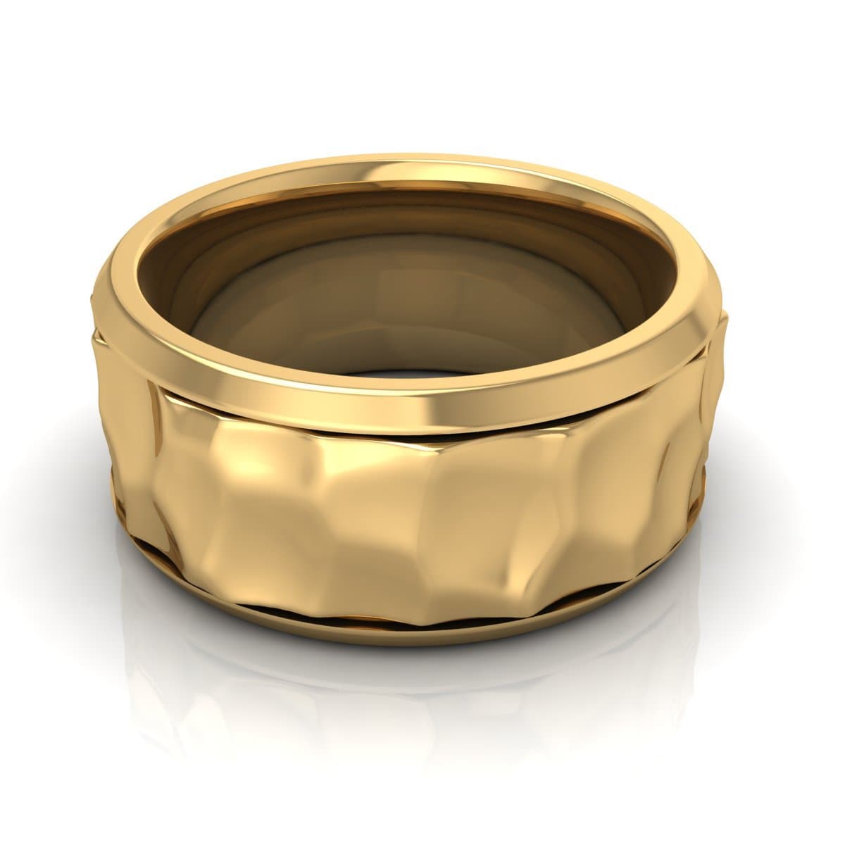 10.0 mm Plain Wedding Band in 14KT, 18KT & Platinum - Primestyle.com