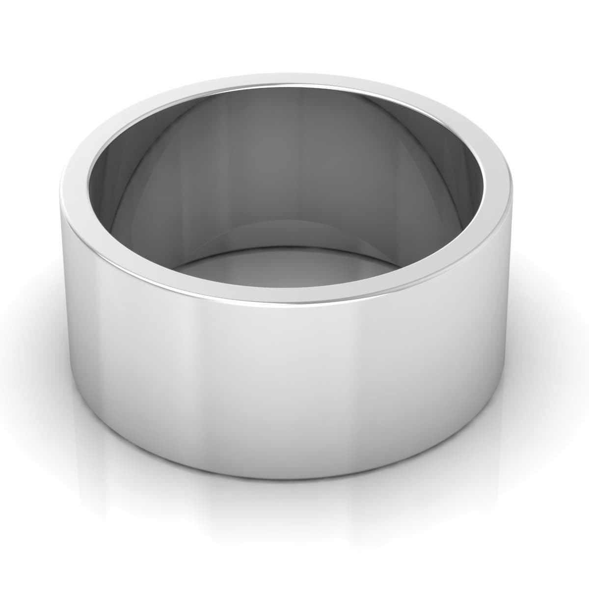 10.0 mm Plain Wedding Band in 14KT, 18KT & Platinum