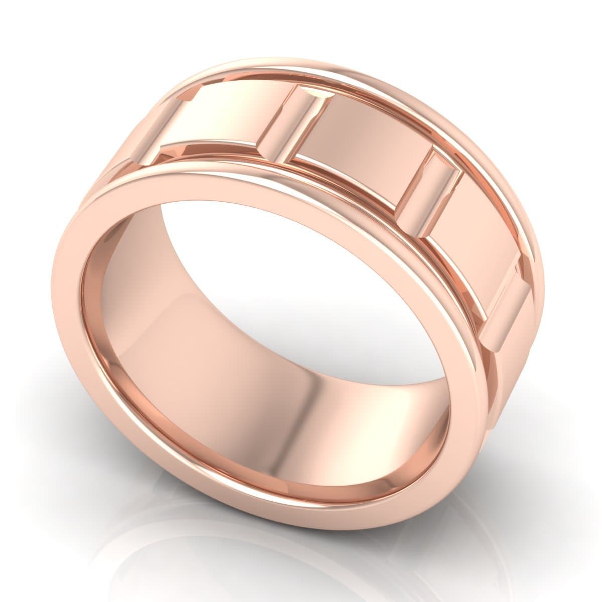 10.0 mm Plain Wedding Band in 14KT, 18KT & Platinum