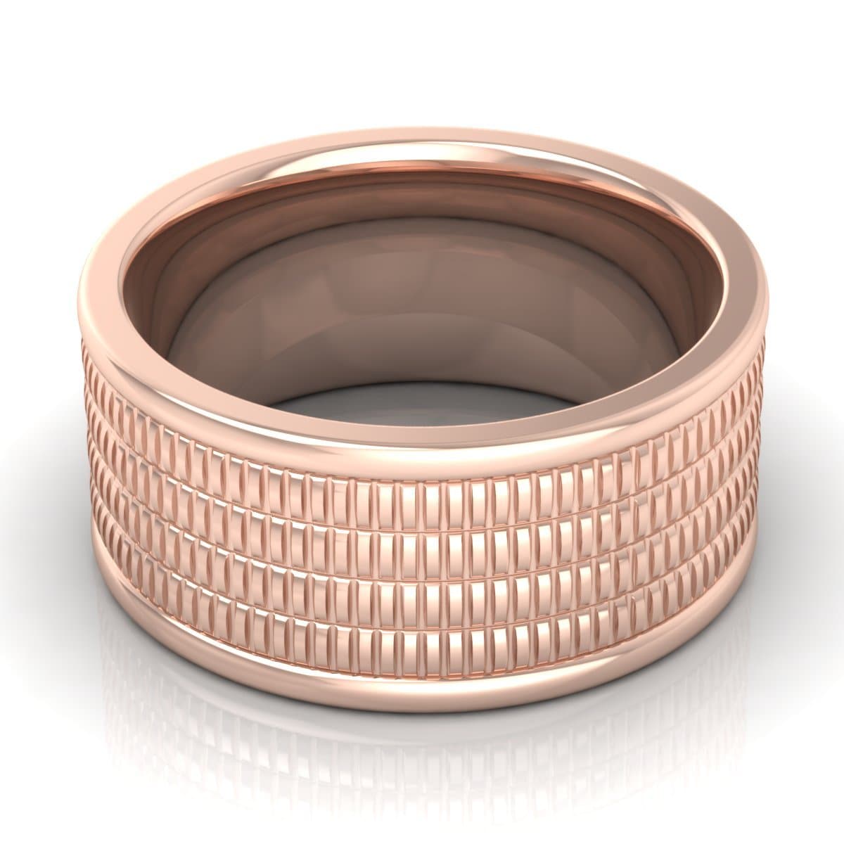 10.0 mm Plain Wedding Band in 14KT, 18KT & Platinum - Primestyle.com