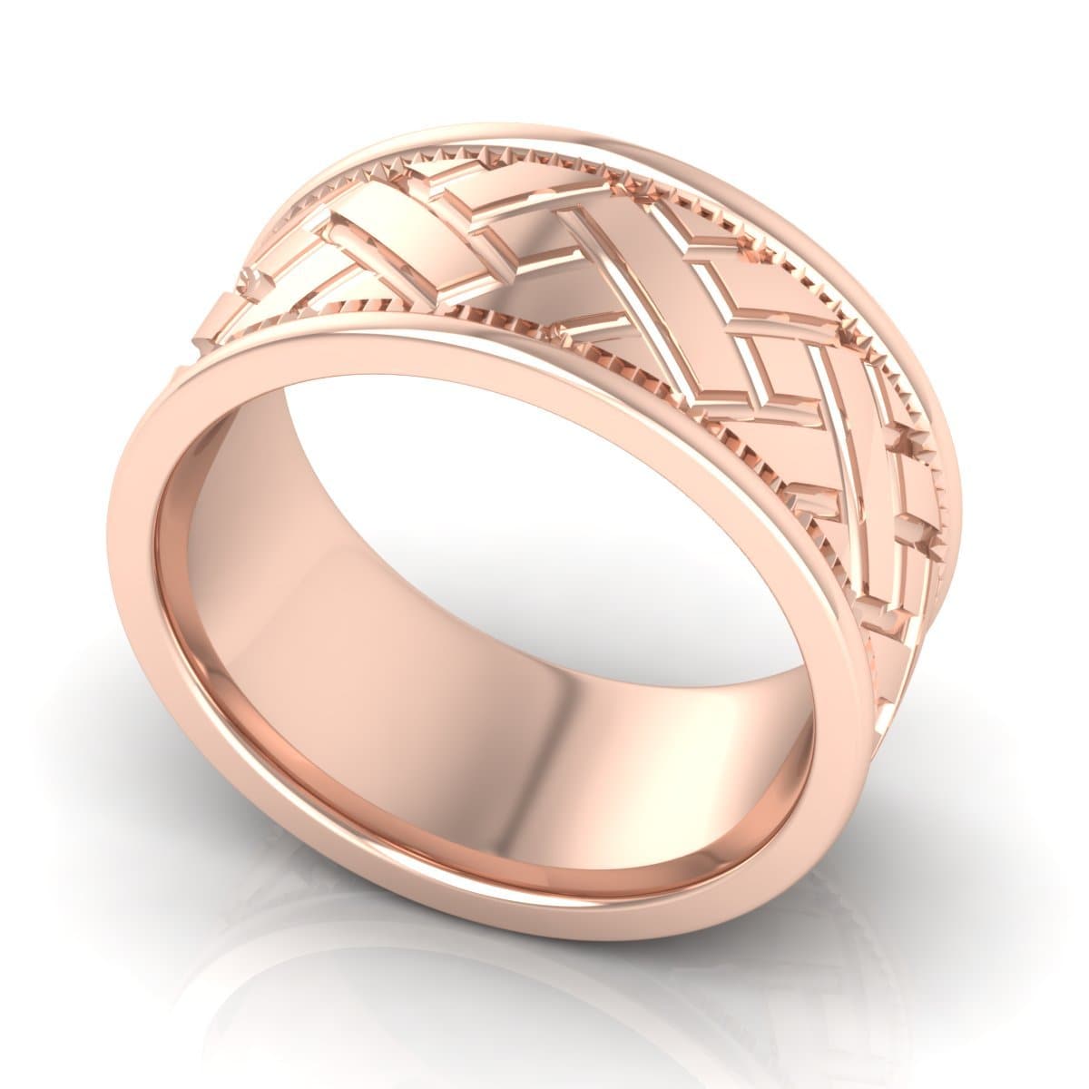 10.0 mm Plain Wedding Band in 14KT, 18KT & Platinum - Primestyle.com