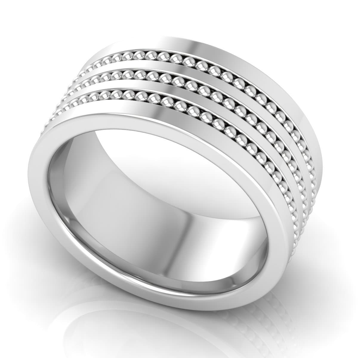 10.0 mm Plain Wedding Band in 14KT, 18KT & Platinum - Primestyle.com