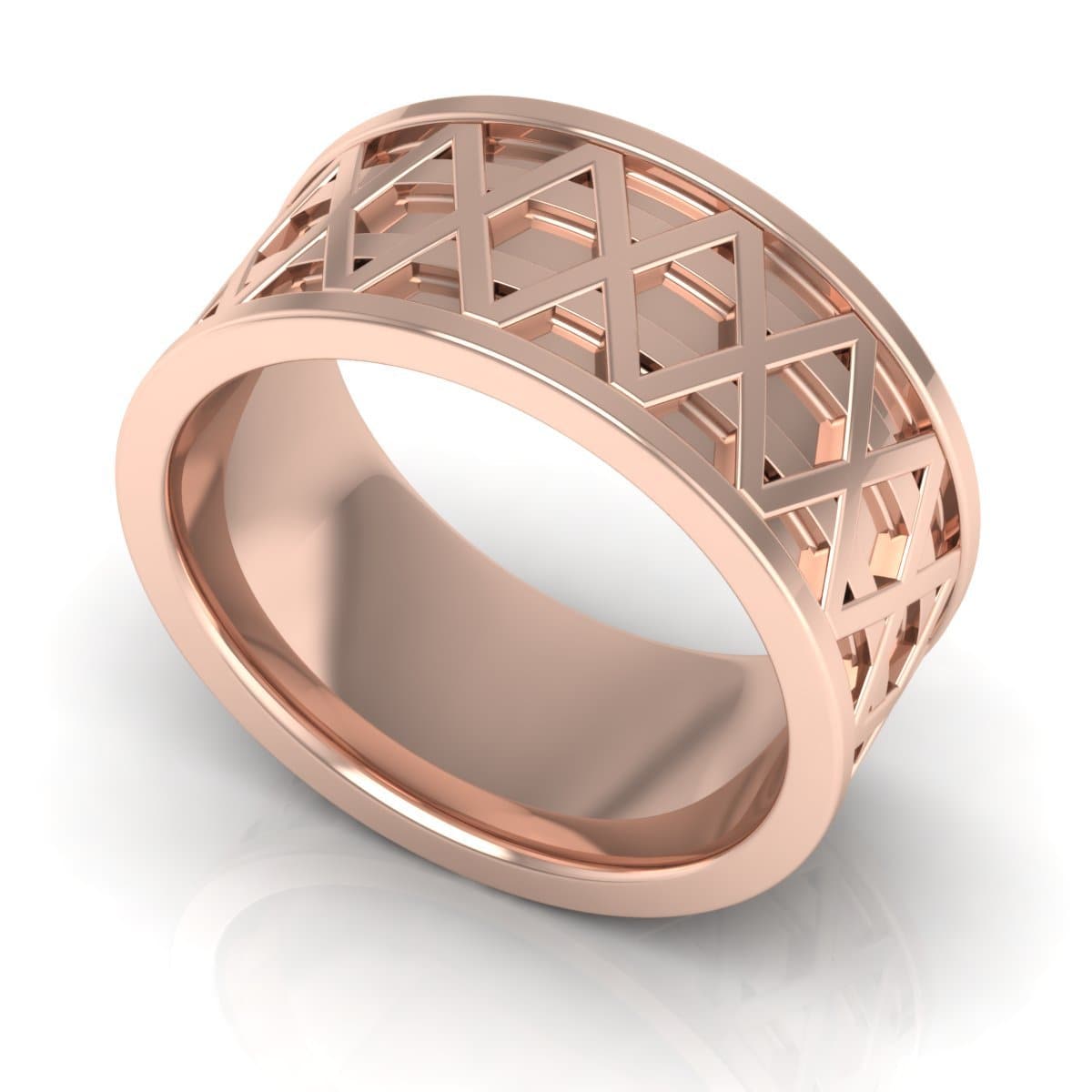 10.0 mm Plain Wedding Band in 14KT, 18KT & Platinum - Primestyle.com