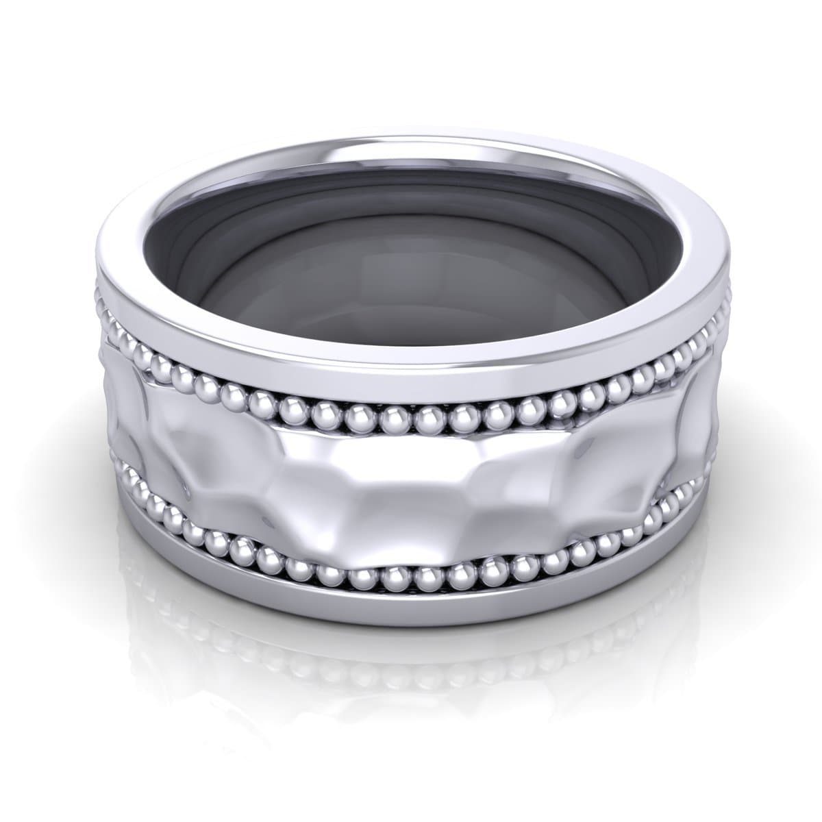 10.0 mm Plain Wedding Band in 14KT, 18KT & Platinum